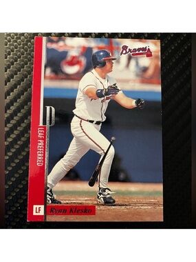 Atlanta Braves 1996 Ryan Klesko Donruss LEAF PREFERRED #66 Baseball Trading Card